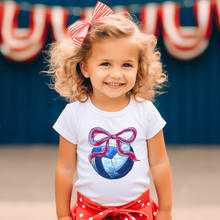 Load image into Gallery viewer, Vintage Volleyball Coquette Toddler Tee