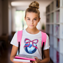 Load image into Gallery viewer, Vintage Volleyball Coquette Youth T-shirt