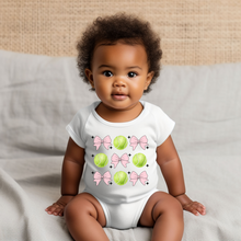 Load image into Gallery viewer, Tennis Coquette Baby Onesie