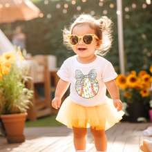 Load image into Gallery viewer, Glitter Softball Baby Tee