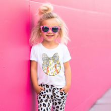 Load image into Gallery viewer, Glitter Softball Toddler Tee
