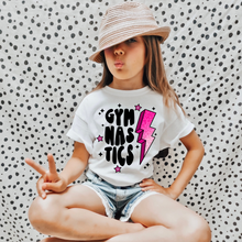 Load image into Gallery viewer, Gymnastics Lightning Youth T-shirt