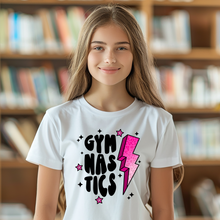 Load image into Gallery viewer, Gymnastics Lightning Teen T-shirt