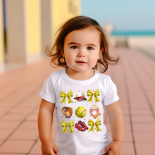 Load image into Gallery viewer, Softball Coquette Baby Tee