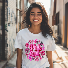 Load image into Gallery viewer, Pink Out Football Teen T-shirt