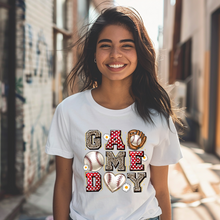 Load image into Gallery viewer, Polkadot Game Day Baseball Teen T-shirt