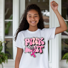 Load image into Gallery viewer, Pink Out Cheer Teen T-shirt