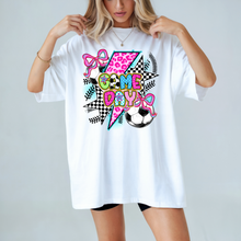 Load image into Gallery viewer, Colorful Game Day Soccer Teen T-shirt
