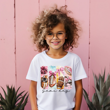 Load image into Gallery viewer, Game Day Brushstroke Football Youth T-shirt