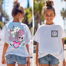 Load image into Gallery viewer, Volleyball Grunge Front & Back Youth T-shirt