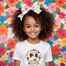 Load image into Gallery viewer, Smiley Face Football Youth T-shirt