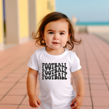 Load image into Gallery viewer, Football Wave Baby Tee