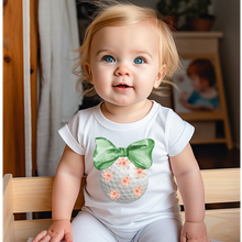 Load image into Gallery viewer, Floral Golf Coquette Baby Tee