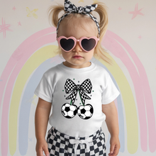 Load image into Gallery viewer, Soccer Cherries Baby Tee