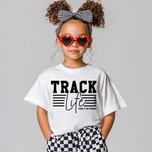 Load image into Gallery viewer, Track Life Youth T-shirt