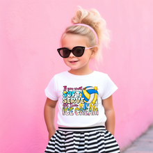Load image into Gallery viewer, Volleyball Soft Serve Toddler Tee