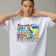 Load image into Gallery viewer, Volleyball Soft Serve Teen T-shirt