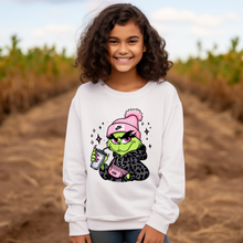 Load image into Gallery viewer, Boujee Grinch Youth Sweatshirt
