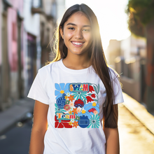 Load image into Gallery viewer, Swim Team Boho Youth T-shirt