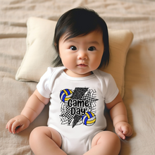 Load image into Gallery viewer, Volleyball Lightning Baby Onesie