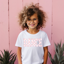 Load image into Gallery viewer, Pink Checkered Dance Youth T-shirt