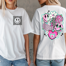 Load image into Gallery viewer, Volleyball Grunge Front & Back Teen T-shirt