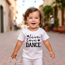 Load image into Gallery viewer, Live Love Dance Baby Tee
