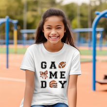 Load image into Gallery viewer, Football Game Day Teen T-shirt