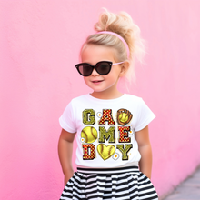 Load image into Gallery viewer, Softball Game Day Toddler Tee