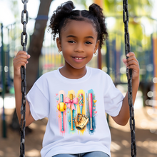 Load image into Gallery viewer, Softball Paintstroke Youth T-shirt