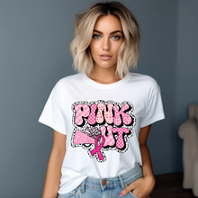 Load image into Gallery viewer, Pink Out Cheer T-shirt
