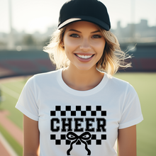 Load image into Gallery viewer, Checkered Cheer T-shirt