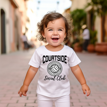 Load image into Gallery viewer, Courtside Volleyball Social Club Toddler Tee