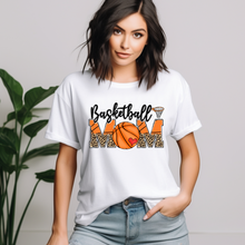 Load image into Gallery viewer, Basketball Leopard Mom T-shirt