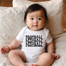 Load image into Gallery viewer, Football Wave Baby Onesie
