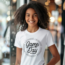 Load image into Gallery viewer, Lacrosse Game Day Teen T-shirt