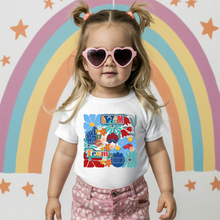 Load image into Gallery viewer, Swim Team Boho Baby Tee