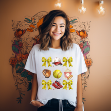 Load image into Gallery viewer, Softball Coquette Teen T-shirt