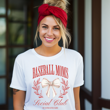 Load image into Gallery viewer, Baseball Mom Social Club T-shirt