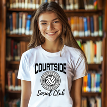 Load image into Gallery viewer, Courtside Volleyball Social Club Teen T-shirt