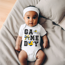 Load image into Gallery viewer, Game Day Volleyball Baby Onesie