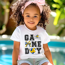 Load image into Gallery viewer, Game Day Volleyball Toddler Tee