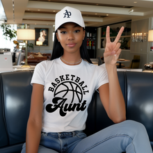 Load image into Gallery viewer, Basketball Aunt T-shirt
