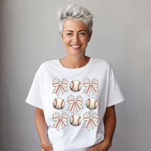 Load image into Gallery viewer, Baseball Coquette T-shirt