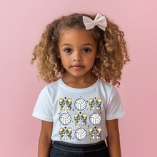 Load image into Gallery viewer, Volleyball Coquette Toddler Tee