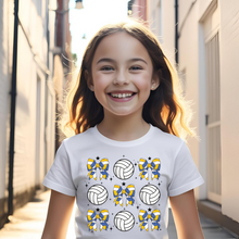 Load image into Gallery viewer, Volleyball Coquette Youth T-shirt