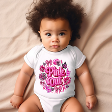 Load image into Gallery viewer, Pink Out Football Baby Onesie