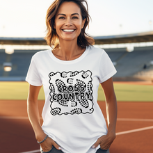 Load image into Gallery viewer, Cross Country Shoe Print T-shirt
