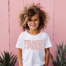 Load image into Gallery viewer, Track & Field Checkered Youth T-shirt