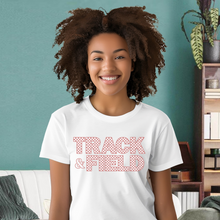 Load image into Gallery viewer, Track & Field Checkered Teen T-shirt